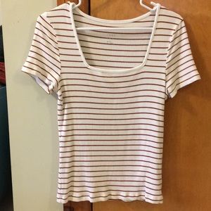 A new day medium striped blouse